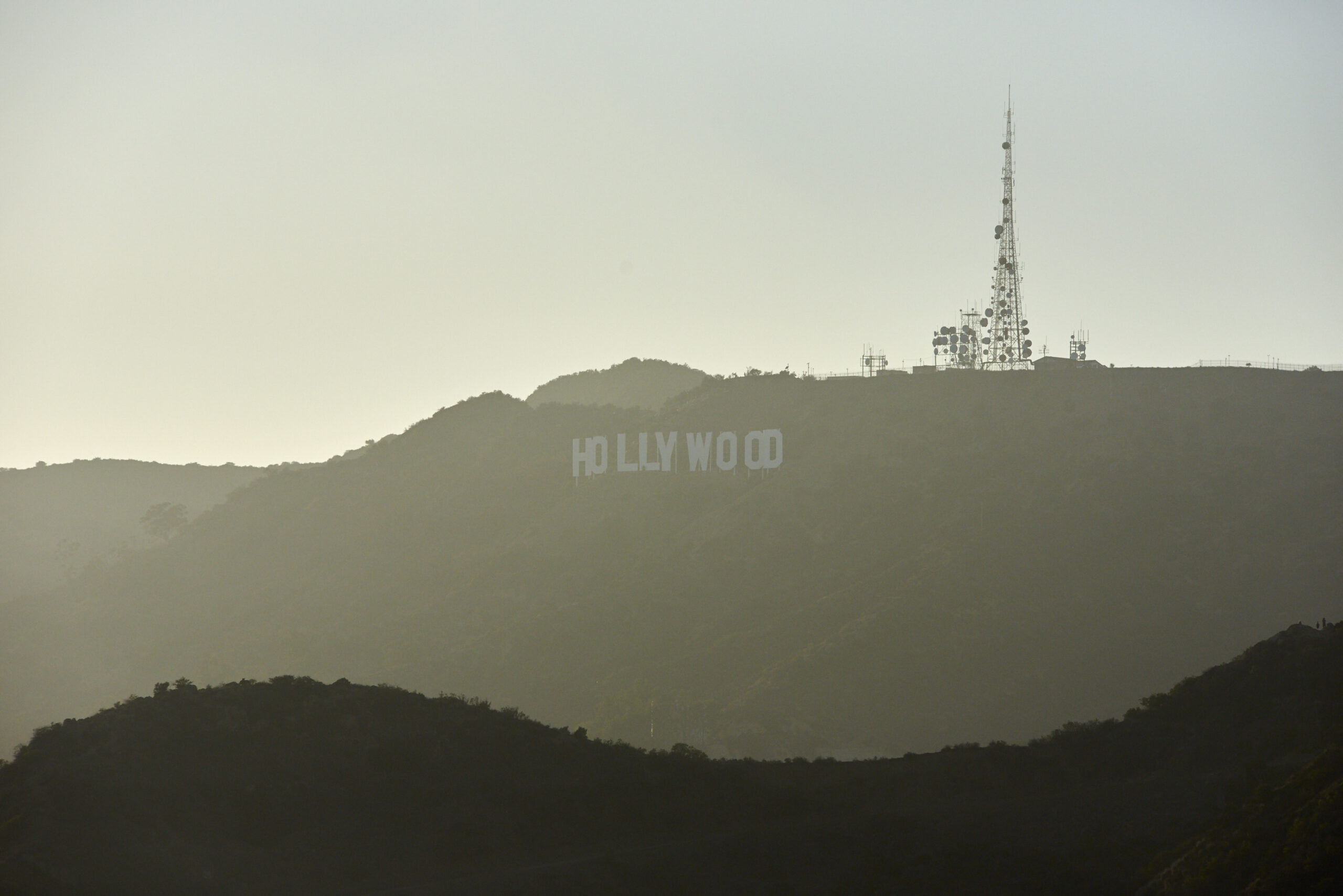 The iconic Hollywood Sign from Griffith Park