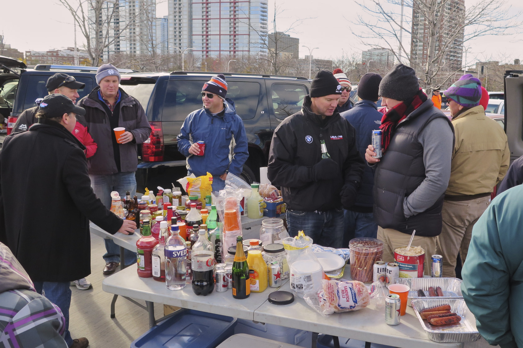 Tailgating like the Americans do