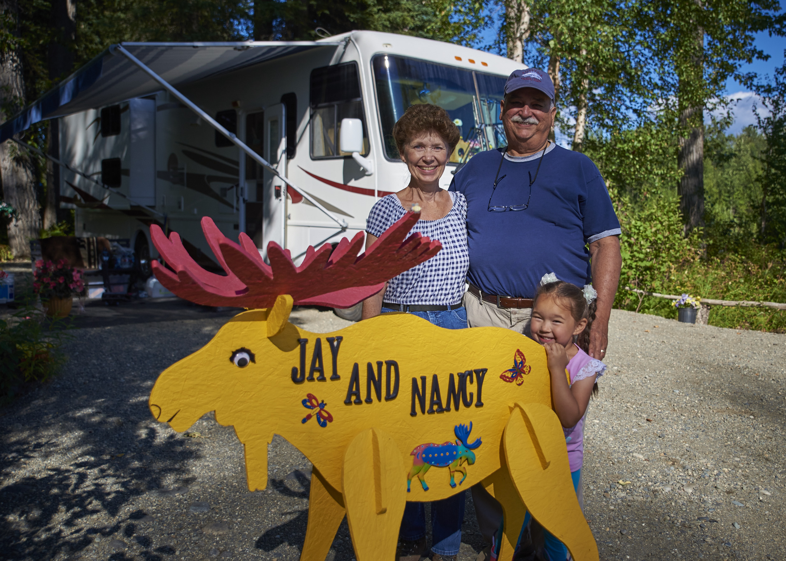 Jay, Nancy & little Bailey