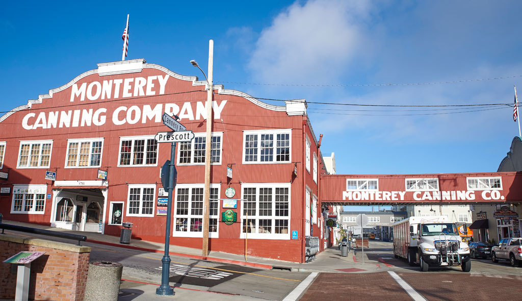 The famous Cannery Row at Monterey