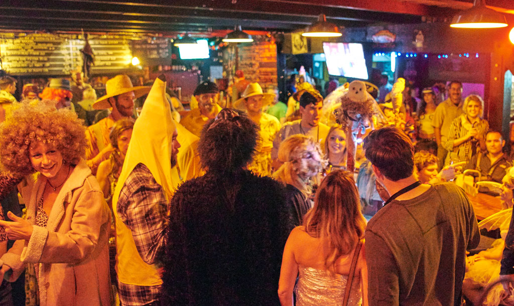 The atmosphere at Libertine Brewing Co. was like one big Halloween Party