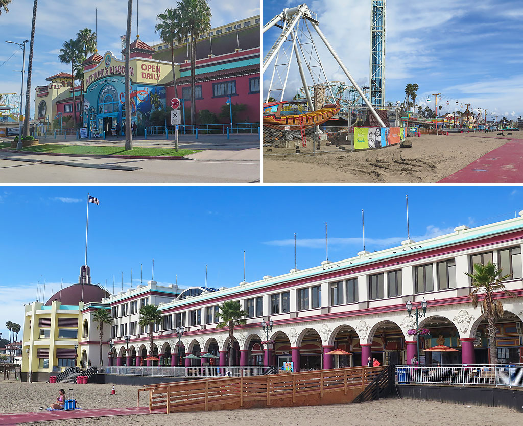 The historic Santa Cruz Boardwalk & Amusement Park